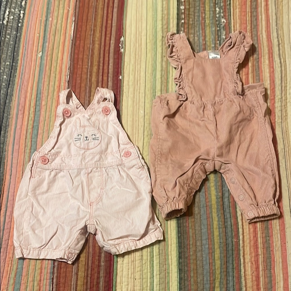 Carter's Pink Bib-Style Overalls for Playful Days